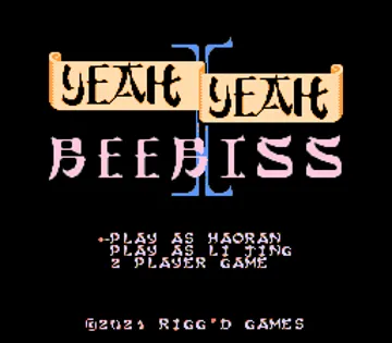 Yeah Yeah Beebiss II (World) (Colin and David) (Aftermarket) (Unl) screen shot title